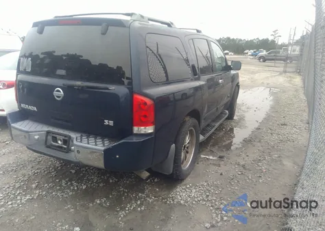 2007 Nissan Armada Se из США, поврежденный, VIN 5N1AA08A37N703504
